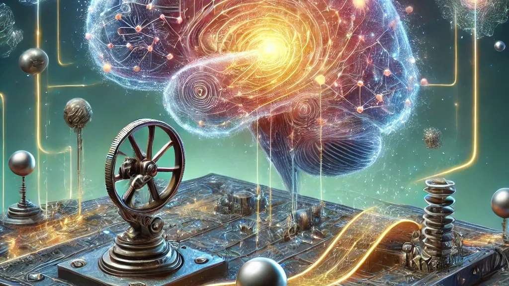 Abstract illustration of mental drives - representing the hidden forces that shape thoughts, emotions, and behaviors